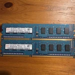 Hynix 4GB 2X2GB PC3-10600U DDR3 Desktop Memory Ram HMT325U6CFR8C-H9. Fixed Price $10.00.