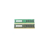 Samsung 1GB (2 X512MB) PC2-5300U 667MHZ DDR2 Desktop Memory Ram M378T6553EZS-CE6. Fixed Price $6.29.