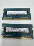 Two Hynix Korea 08 HMT325S6BFR8C-H9-NO-AA Laptop Sdram 2GB DDR3 PC3-10600S. Fixed Price $12.99.