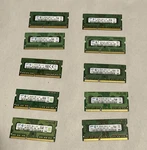Lot Of 10 Assorted Samsung -9 Pcs (2GB) & 1-4GB- =1RX8- Laptop Memory. Fixed Price $55.00.