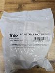 Trex Transcend Black Adjustable Foot Blocks Bkftblkpc Retail Packaging. Fixed Price $10.00.