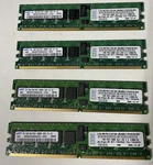 Samsung 1GB 1RX4 PC2-3200R-333-12-C3 Server Ram M393T2950CZ3-CCC. Fixed Price $7.50.