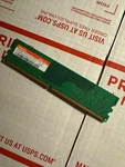 Hynix 256MB 1RX16 PC2-3200U-333-12 HYMP532U646-E3 Memory Ram Stick. Fixed Price $12.99.