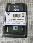 KVR1066D3S8S7/2G Kingston 2GB DDR3 Sodimm Non Ecc PC3-8500 1066MHZ 1RX8. Fixed Price $9.99.