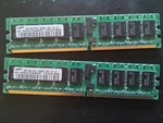 2X 1GB Samsung M393T2950BG0-CCCDS 0448 1RX4 PC2-3200R-333-10-C1. Fixed Price $20.00.