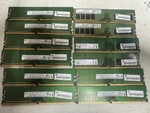 Lot Of 12 8GB DDR4 PC4-2666V-UA2-11 Hp Pn 933276-001 Sk Samsung 96GB Total. Fixed Price $345.00.