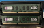 Kingston Ram 4GB (2X2GB) DDR3 1333MHZ Dimm Desktop Memory (KVR1333D3S8N9/2G) #9. Fixed Price $10.00.