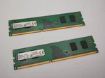 Two (2) Kingston KVR16N11S6/2 (2GB) DDR3-1600 CL11 Sdram 240-PIN. Fixed Price $10.00.