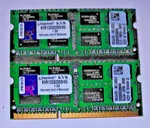 Kingston 8GB (2X4GB) 2RX8 PC3-10600 CL9 Sodimm KVR1333D3S9/4G Laptop Memory Ram. Fixed Price $5.00.