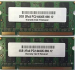 4GB 2GB PC2-6400 Laptop Memory Ram DDR2 800 Sodimm Acer Dell Hp Lenovo Toshiba. Fixed Price $24.99.