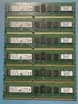 Kingston 48GB (6X8GB) KTD-PE316S/8G Ram 1RX4 PC3-12800R DDR3 Dimm Memory. Fixed Price $44.99.
