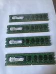 Lot Of 4 Actica ACT2GEU72T8G667H Memory 2GB PC2 5300E DDR2. Fixed Price $24.99.