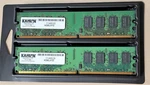 Memory 4G (2X2GB) Kahlon Module (PC2-5300, DDR2-667MHZ) KDEL41D. Fixed Price $19.99.