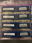 (8GB) Hynix 4 2GB 1600MHZ Server Ecc Reg Memory 1RX8 PC3-12800R DDR3 Ram. Fixed Price $10.99.