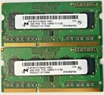 Micron 8GB (2X4GB)204PIN So-dimm DDR3 Laptop Memory Module (MT8KTF51264AZ-1G6E1). Fixed Price $9.00.