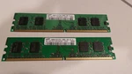 512MB Samsung 256MB 1RX16K PC2-3200R-333-10-C1 Ram Set New. Fixed Price $9.99.