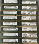 Lot Micron/crucial 4GB 2RX8 PC3-14900R DDR3 Ecc Server MEMORY(32GB)LOW Prof. Fixed Price $27.75.
