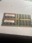 512MB Ddr 400MHZ CL3 PC3200U-30330 Ram Memory HYMD564646B8J-D43 Aa Hynix. Fixed Price $20.00.