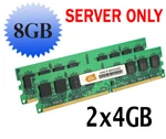 Server Ram 8GB 2X 4GB PC3-10600R Ecc Reg 2RX8 DDR3 1333 Memory Ibm Fru 44T1586. Fixed Price $51.90.