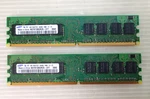 2GB 2X1GB Samsung 1RX8 DDR2 PC2 6400U 666 12 Zz Desktop Ram Kit Untested. Fixed Price $12.80.