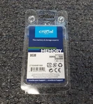 New Crucial 8GB DDR3L-1600 Sodimm Low Volt Laptop Ram CT102464BF160B.C16FPD. Fixed Price $22.00.