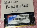 PSD21G5332S Patriot 1GB DDR2 Sodimm Non Ecc PC2-4200 533MHZ. Fixed Price $17.99.