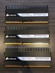 Corsair Dominator 6GB (3X2GB) DDR3-1600 PC3-12800 Ram Kit CM3X2G1600C9D6. Fixed Price $20.00.