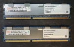 16GB (2X8GB) Hynix 2RX4 PC3L-10600R DDR3-1333MHZ Reg Ecc HMT31GR7AFR4C-H9 D7 Ab. Fixed Price $29.00.