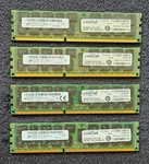 Four 8GB 2RX4 PC3L-10600R DDR3-1333 Ecc Server Ram CT8G3ERSLD41339 Crucial. Fixed Price $30.00.