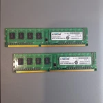 Crucial Set Of 2GB DDR3 Sdram Desktop Memory Module PC3 Non-ecc Dimm. Fixed Price $18.95.