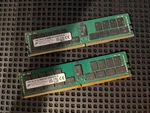 Lot Of Micron 32GB PC4-3200AA Server Memory MTA36ASF4G72PZ-3G2R1. Fixed Price $500.00.