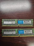 64GB Ram Kit Lot Of Micron 32GB PC4-2400T-R 2RX4 MTA36ASF4G72PZ-2G3. Fixed Price $260.00.