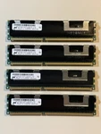 32GB DDR3 1333MHZ CL9 Micron Ram With Heatsinks (dual-channel 2RX4 PC3-10600R). Fixed Price $32.00.