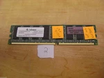 Infineon HYS64D32300GU-5-B 256MB 184P PC3200 CL3 8C 32X8 DDR400 From Hp XW3100. Fixed Price $14.99.