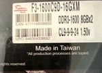 G.skill Ripjawsx DDR3-1600 16GB (2X8GB) Dimm Memory Kit F3-1600C9D-16GXM. Fixed Price $21.99.