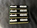 Micron Crucial 16GB (4EA 4GB) 4RX8 PC3-8500R Memory MT36JSZF51272PDZ-1G1GFE. Fixed Price $20.00.