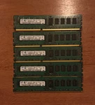 8GB Kit 4X2GB Samsung M393B5673FH0-CH9 DDR3-1333 PC3-10600R Ecc Server Ram. Fixed Price $19.99.