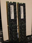 8GB (2 X 4) DDR2 667 PC2-5300P-555-12-J2 HYS72T256220HP-3S-B Registered Ecc.. Fixed Price $39.90.