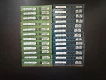 25 Genuine Hp 500209-061 2GB PC3-10600 Ecc Reg 500670-B21 Ram Memory Sticks. Fixed Price $150.00.