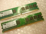 Promos DDR2 Dimm PC2-6400U 1GB (2X512MB) Ram V916764K24QCFW-G6. Fixed Price $29.95.