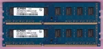4GB 2X2GB PC3-10600 DDR3-1333 Elpida EBJ21UE8BDF0-DJ-F Blue Ram Memory Kit Cn. Fixed Price $10.90.