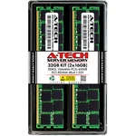 A-tech 32GB 2X 16GB 4RX4 PC3-8500R DDR3 1066 Lv Ecc Rdimm Reg Server Memory Ram. Fixed Price $79.98.