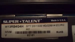 Super Talent W13RB4G4H DDR3-1333 4GB 256X4 Ecc Reg Server Memory. Fixed Price $10.50.