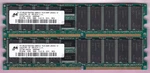 1GB 2X512MB PC2100R DDR-266 Micron Ecc Reg MT18VDDT6472G-265C3 Ram Memory Kit. Fixed Price $9.98.