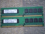 2GB (2X1GB) Elpida EBE10UE8ACWA-8G-E 1RX8 PC2-6400-666. Fixed Price $20.00.