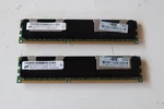 Lot Of 2X Hp/micron 500203-061 4GB PC3-10600R/DDR3-1333 Ecc Registered Memory. Fixed Price $8.25.