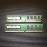 2PCS Hynix 1GB 1RX8 PC2-6400U-666-12 HYMP112U64CP8-S6 Ab-c Memory Ram. Fixed Price $9.99.