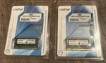 Crucial DDR2 Laptop Ram/memory Sodimm PC2-6400 Pack Of 2, 2X4GB. Fixed Price $15.00.