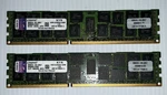 Lot Of 2 Kingston KVR13LR9D4/16HM DDR3 PC3-10600R Rdimm. Fixed Price $80.00.