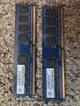 Nanya 2GB (2X1GB) DDR2 Sdram Dimm PC2-6400 240-PIN NT1GT64U8B0BYAD. Fixed Price $40.00.